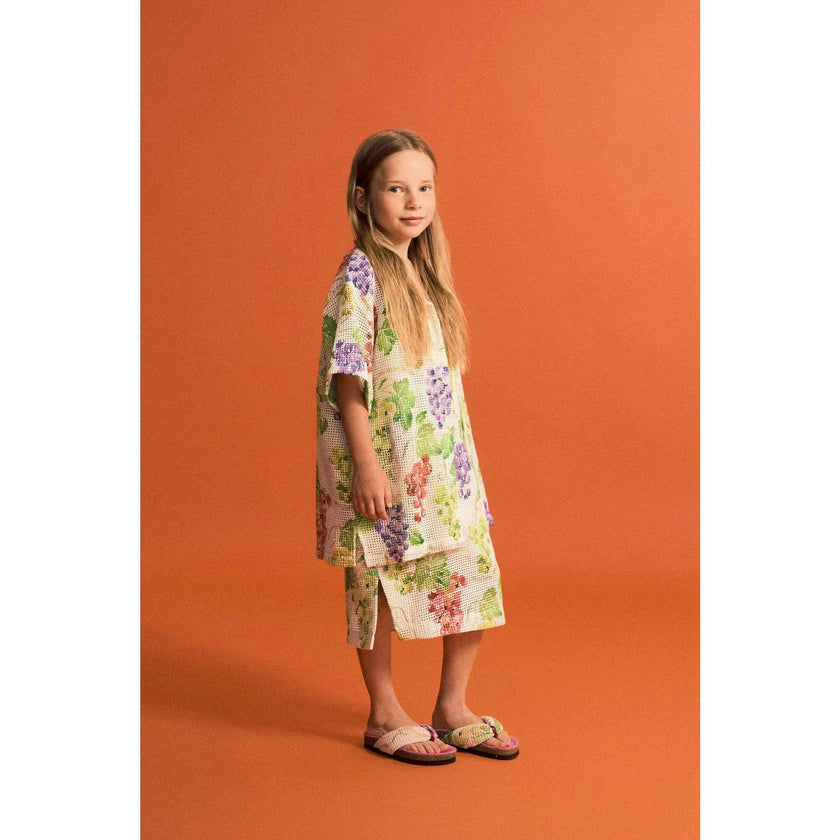 UVAS MESH DRESS ANGORA