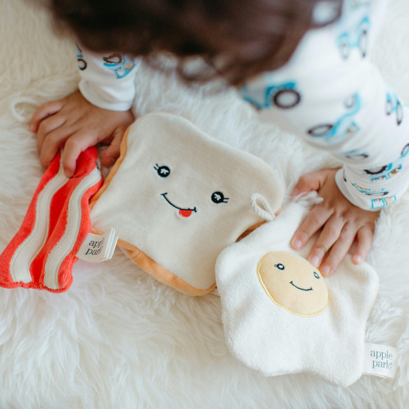 Breakfast Crinkle Blankie - Eggie