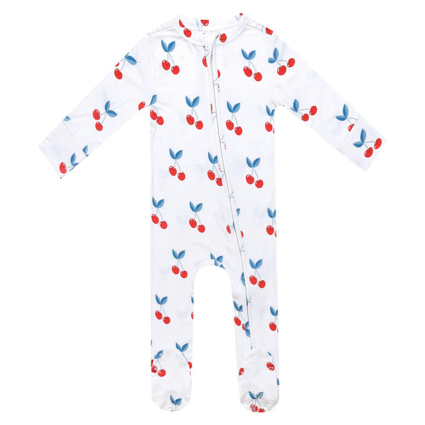 Bamboo Zip-Up Footie Pajama - Talia