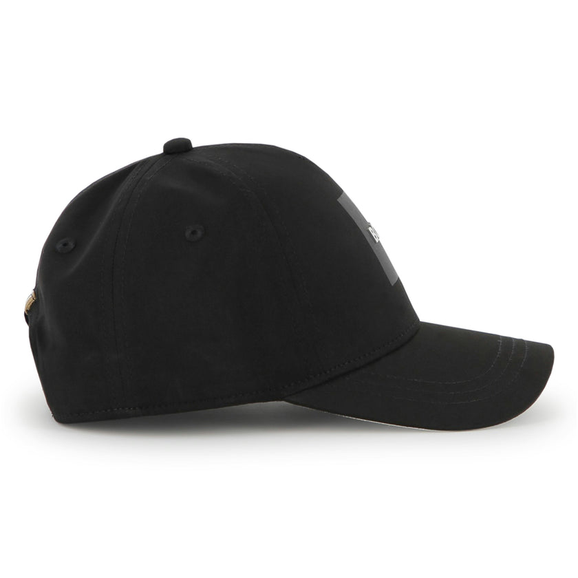 Black Square Logo Baseball Cap
