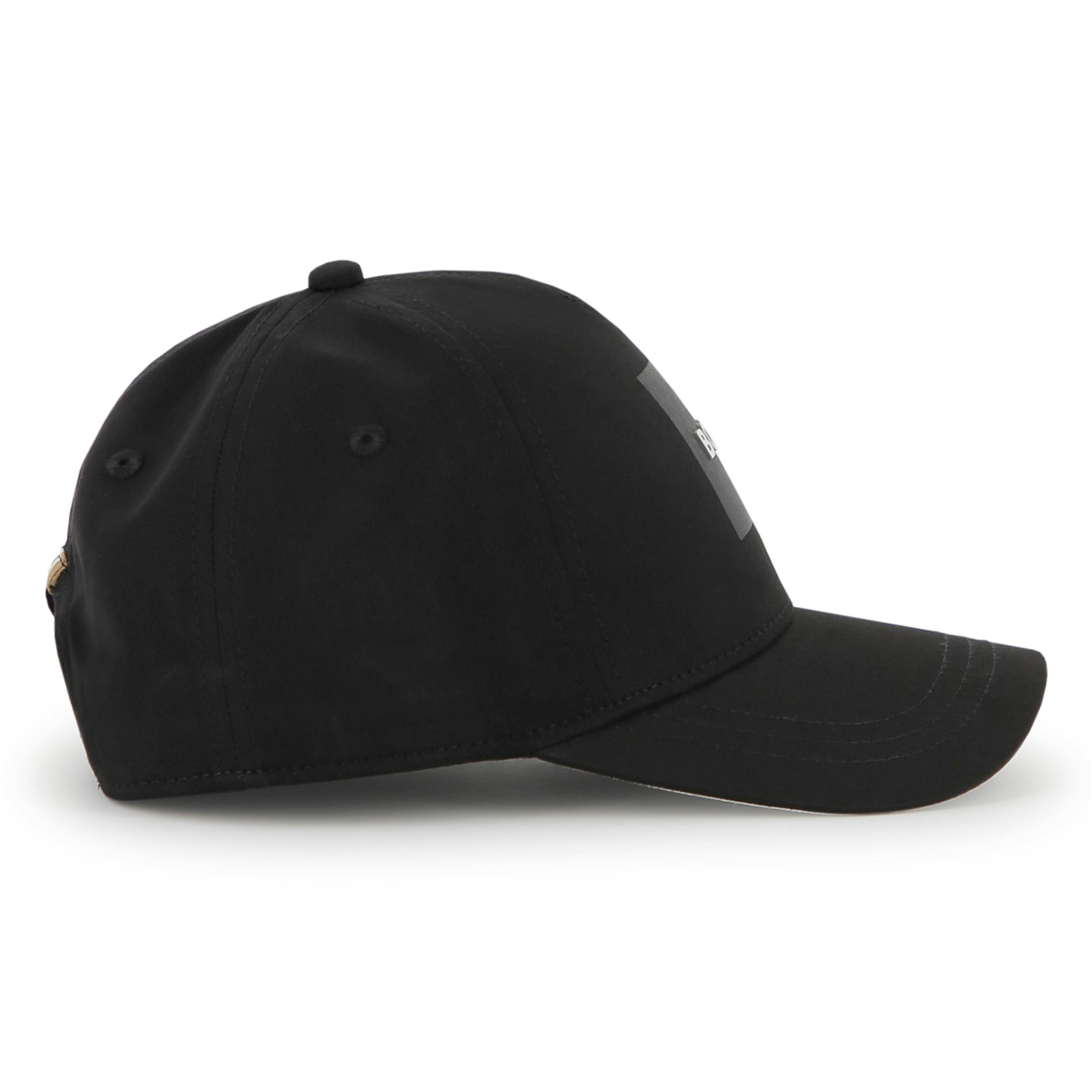 Black Square Logo Baseball Cap