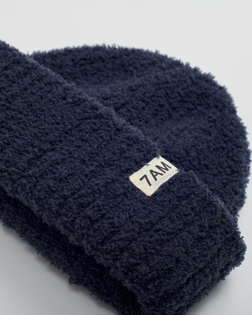 Ribbed Beanie • Fuzzy