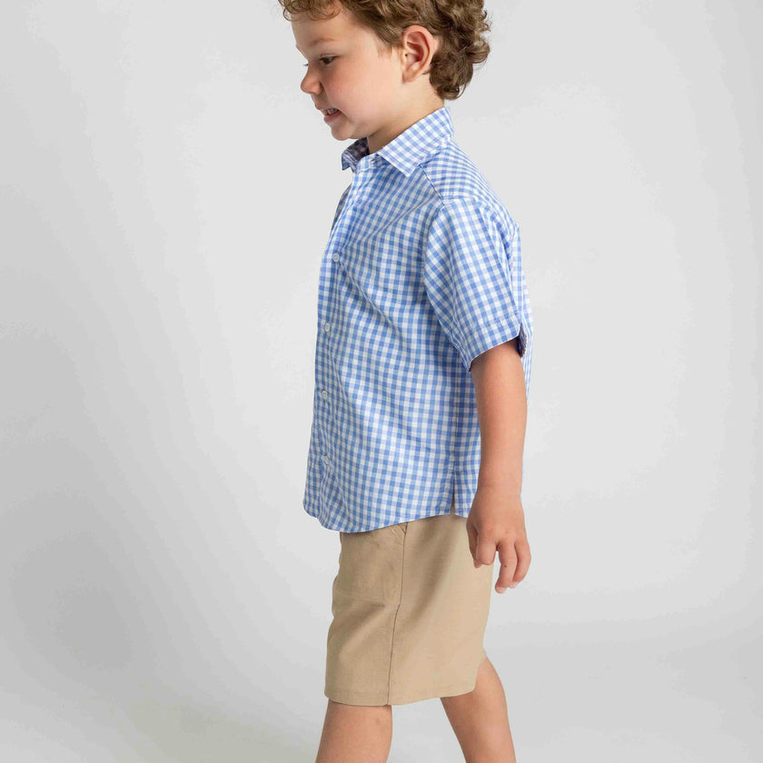 Gingham Camp Shirt