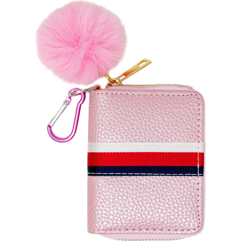 Leather Stripped Wallet