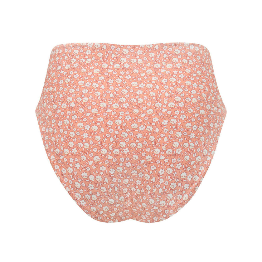 womens melone floral high waisted bikini bottom