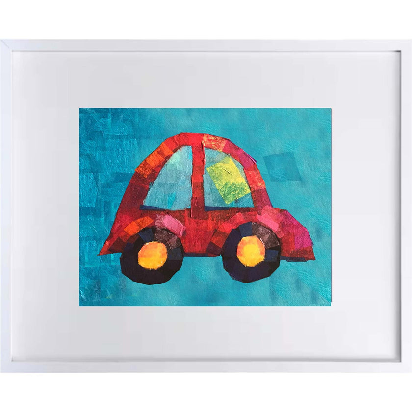 Car Print 11x14 Horizontal Frame