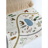 Flat Woven Graphic Print Rectangular Play Rug