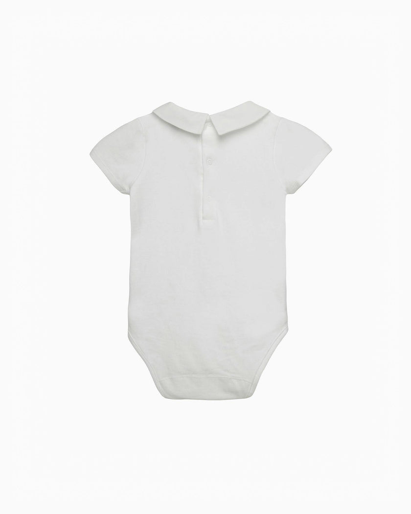 Baby Short-Sleeved Monty Bodysuit in Sebastian Car