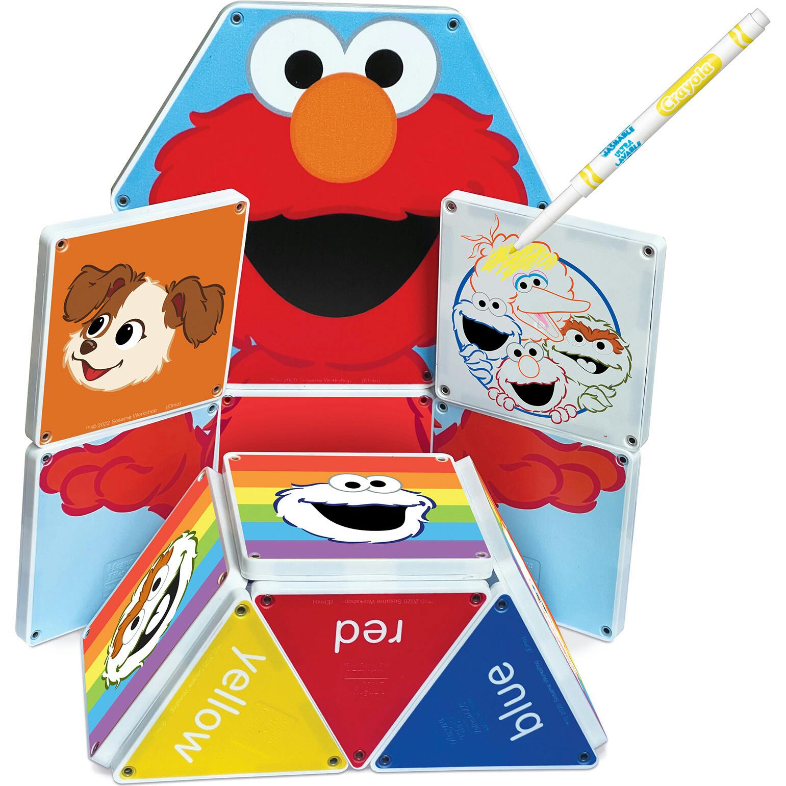 Sesame Street Coloring with Elmo Doodle Tile Set