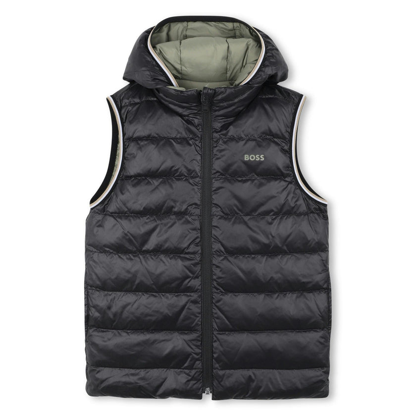 Green Reversible Puffer Jacket