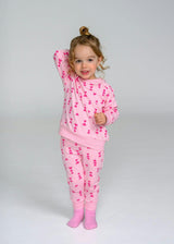 Pink-on-Pink Hearts Joggers