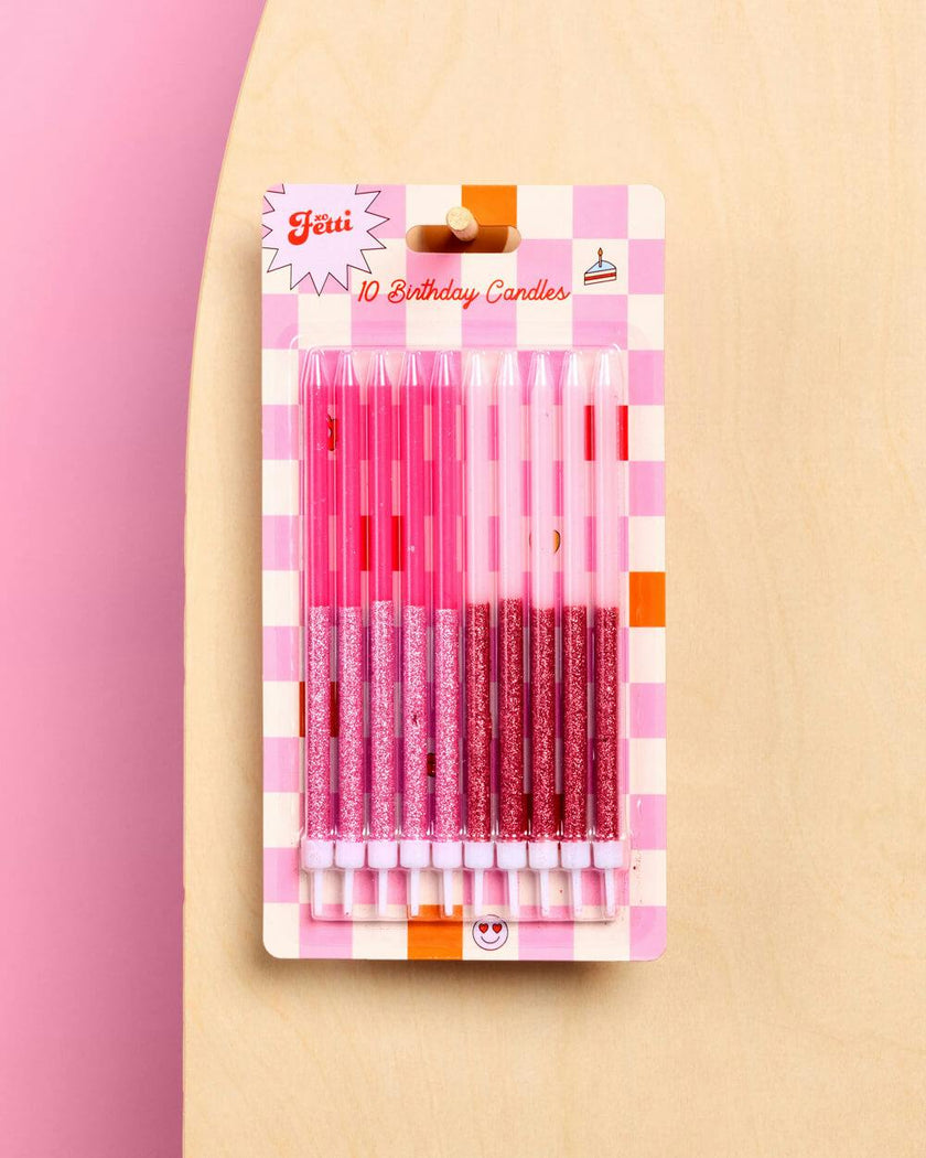 Glitter Bday Candle Bundle - 60 candles