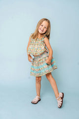 Happy Sun Print Laurie Blouse