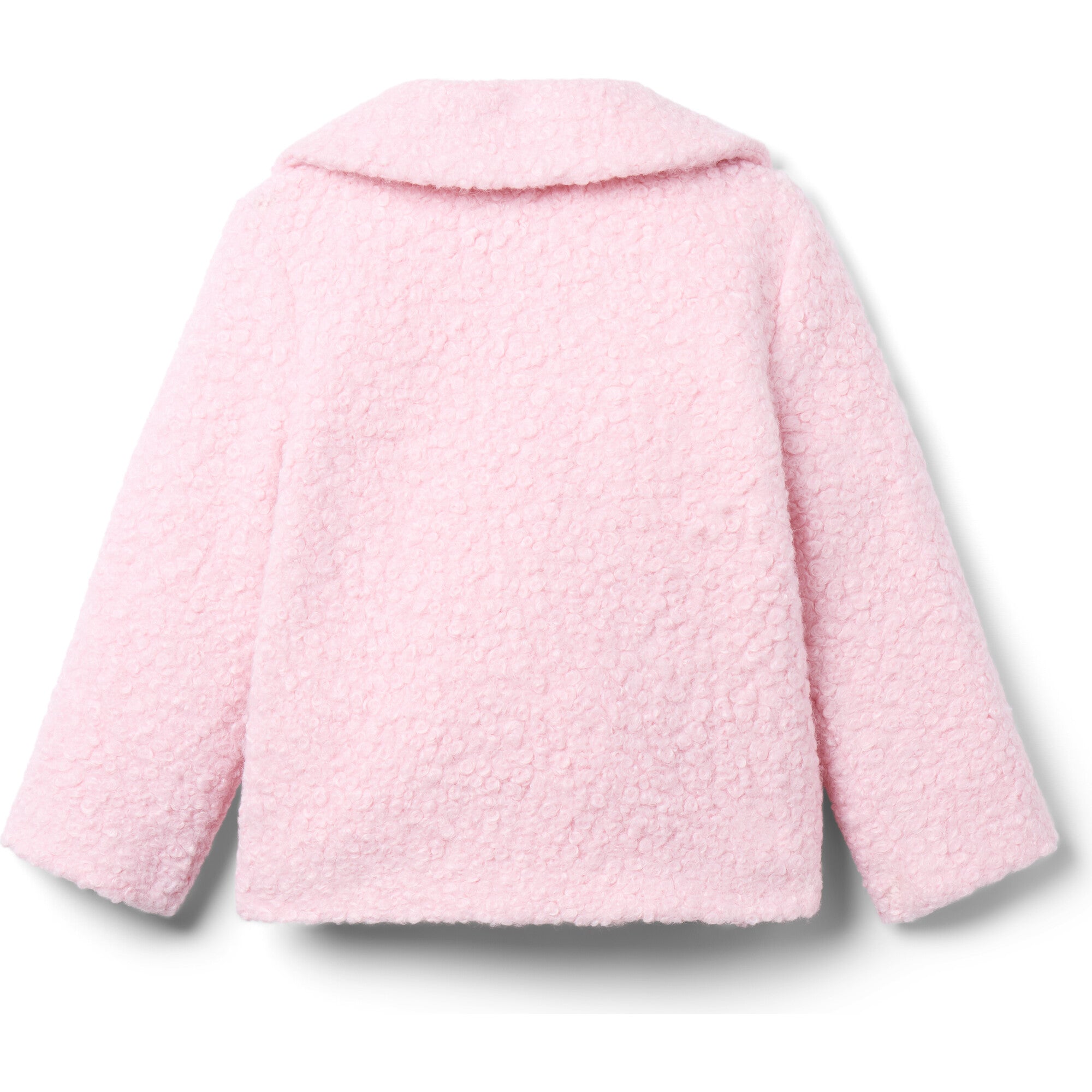 Heart Pocket Sherpa Coat, Pink