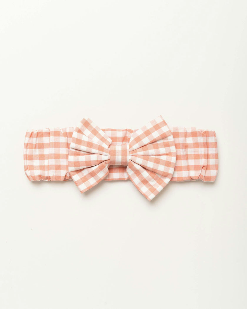 Baby's Bow Headband - Peony