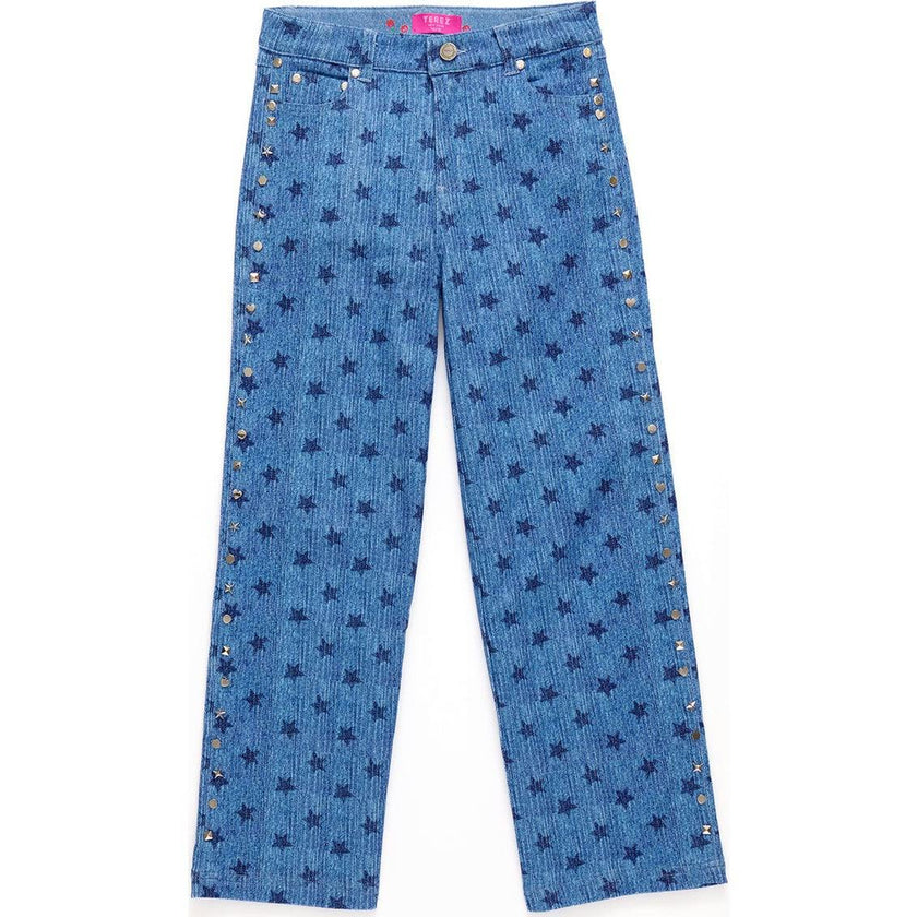 Girls Twill Stud Pant