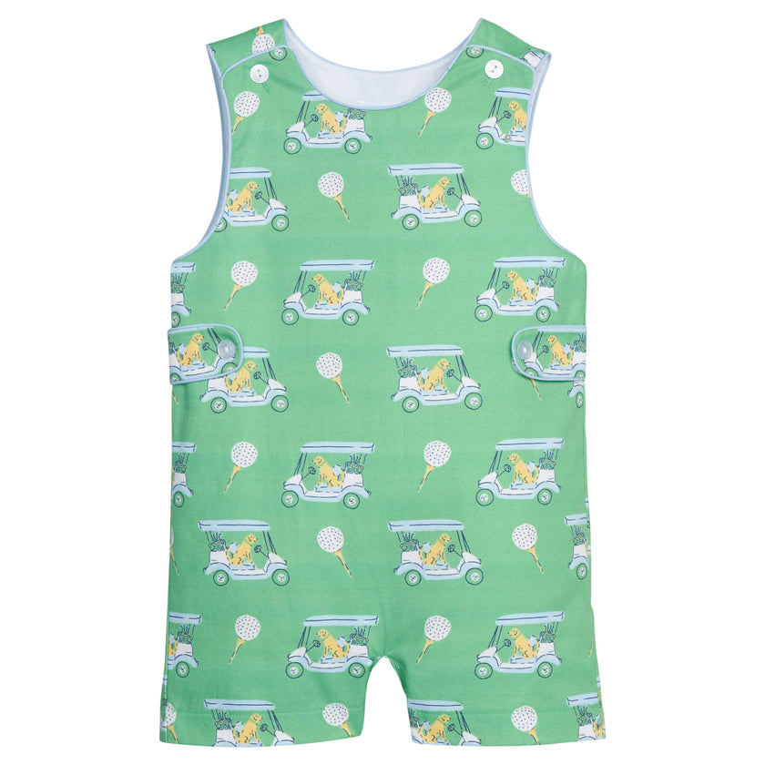 Button Tab John John - Blue Paws on Par