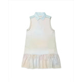 Sleeveless Performance Play Polo Dress in Soft Rainbow