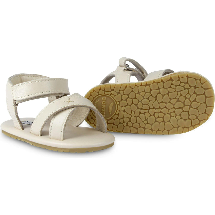 Tobi Cross Strap Leather Sandals