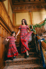 Mini Rosario Dress in Christmas Cheer Plaid