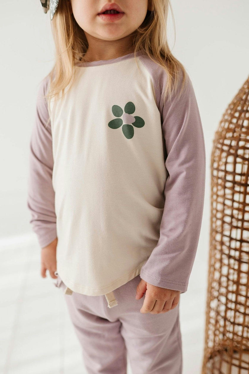 Girl's Long Sleeve Baseball Tee
