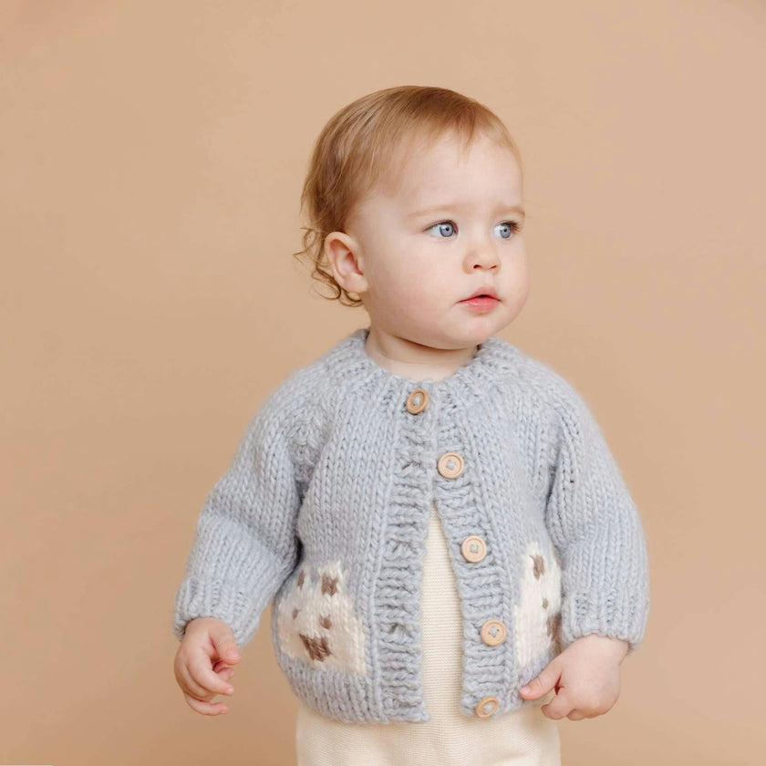 Bear Cardigan, Bowie Grey