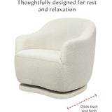 Foy Glider In Boucle In Ivory Boucle