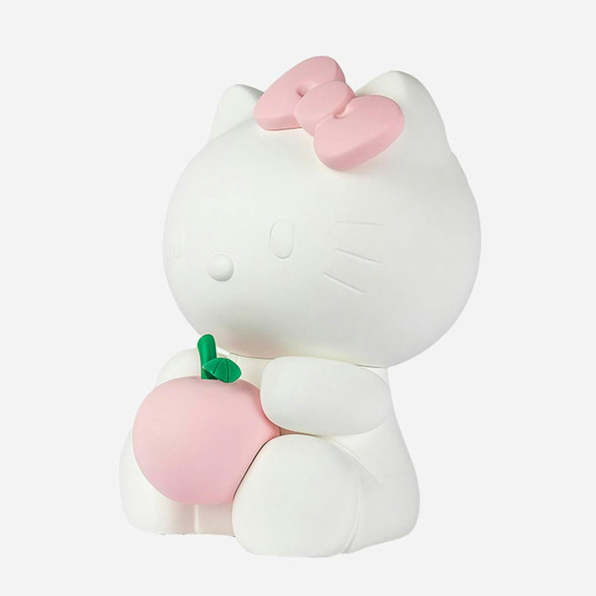 Hello Kitty APPLE Matt White with Pastel Pink Apple 10in