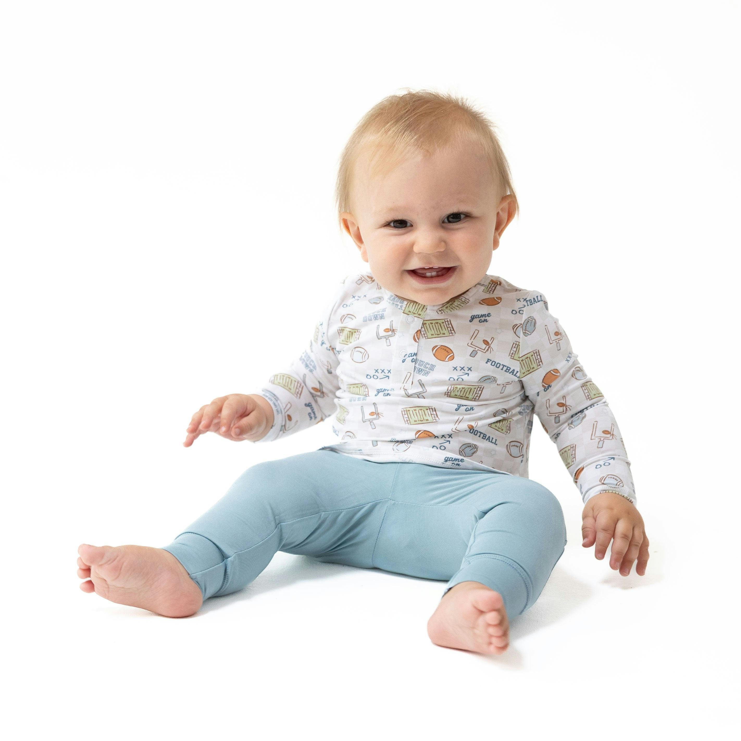 Football Check - Long Sleeve Henley Play Set