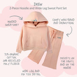 DREW Hoodie and Wide Leg Pant Set