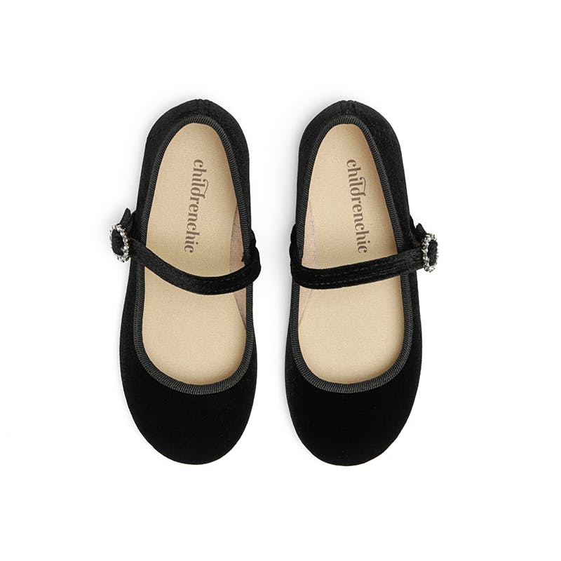 Holly Velvet Mary Janes