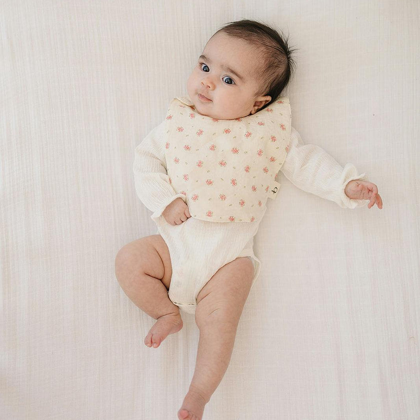 Signature Cotton Print Bib