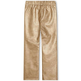ZADIG & VOLTAIRE Club Voltaire Faux Leather Gold Flare Pants