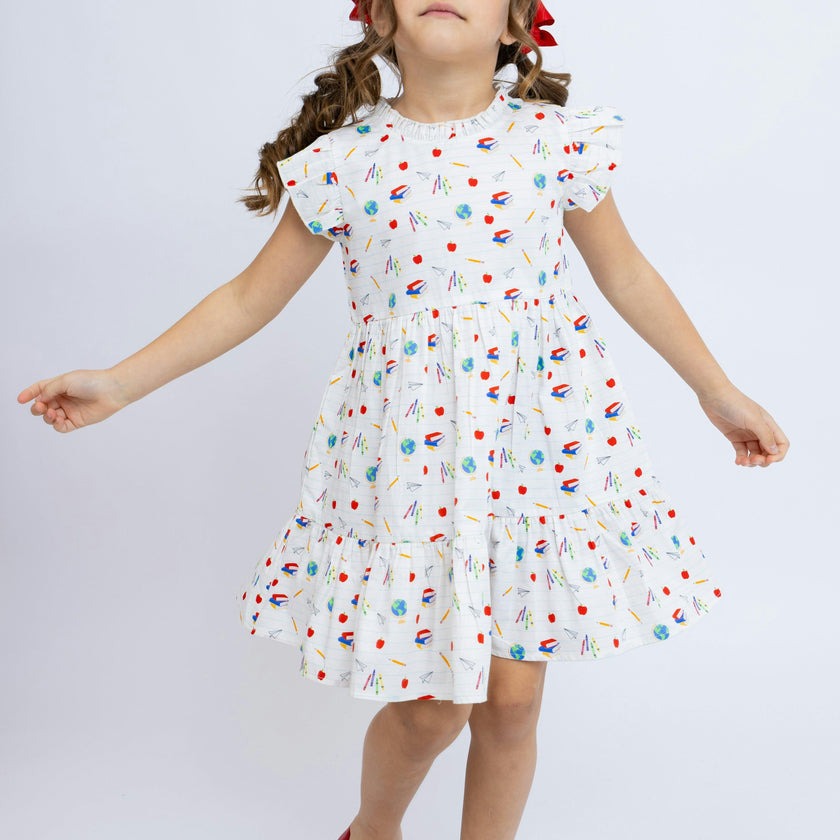 Back to School Ruffle Dress