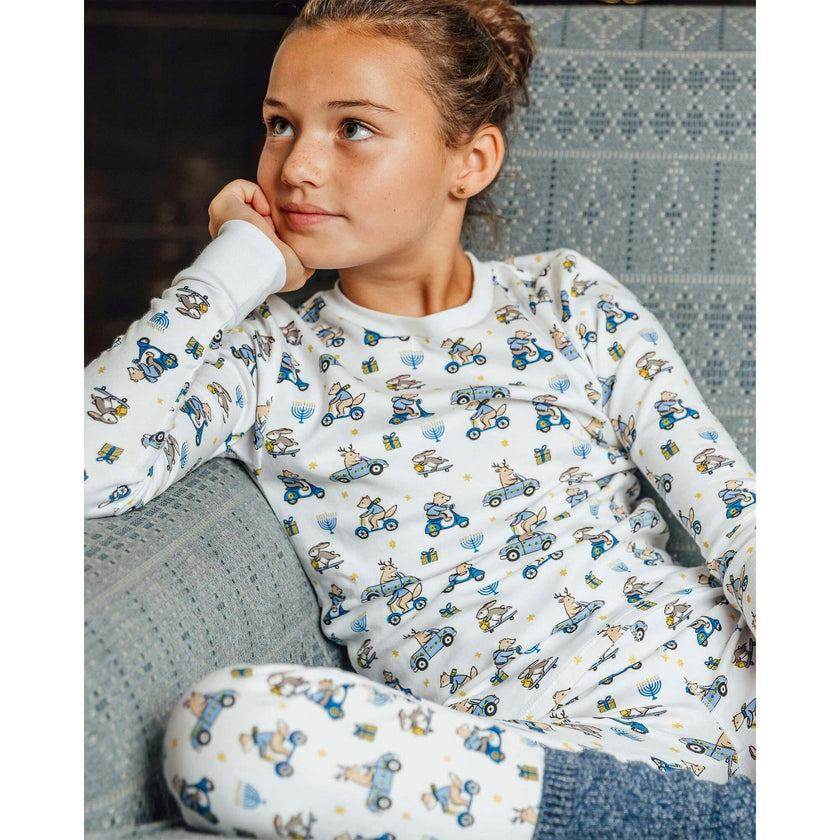 The Organic Long Sleeve Pajama Set [Hanukkah in a Hurry]