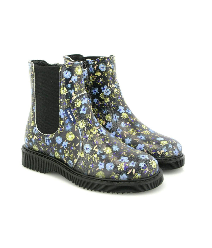 Katy Flowers Boot, Black