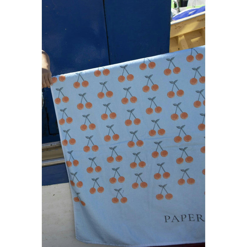 Cherry pop large beach towel