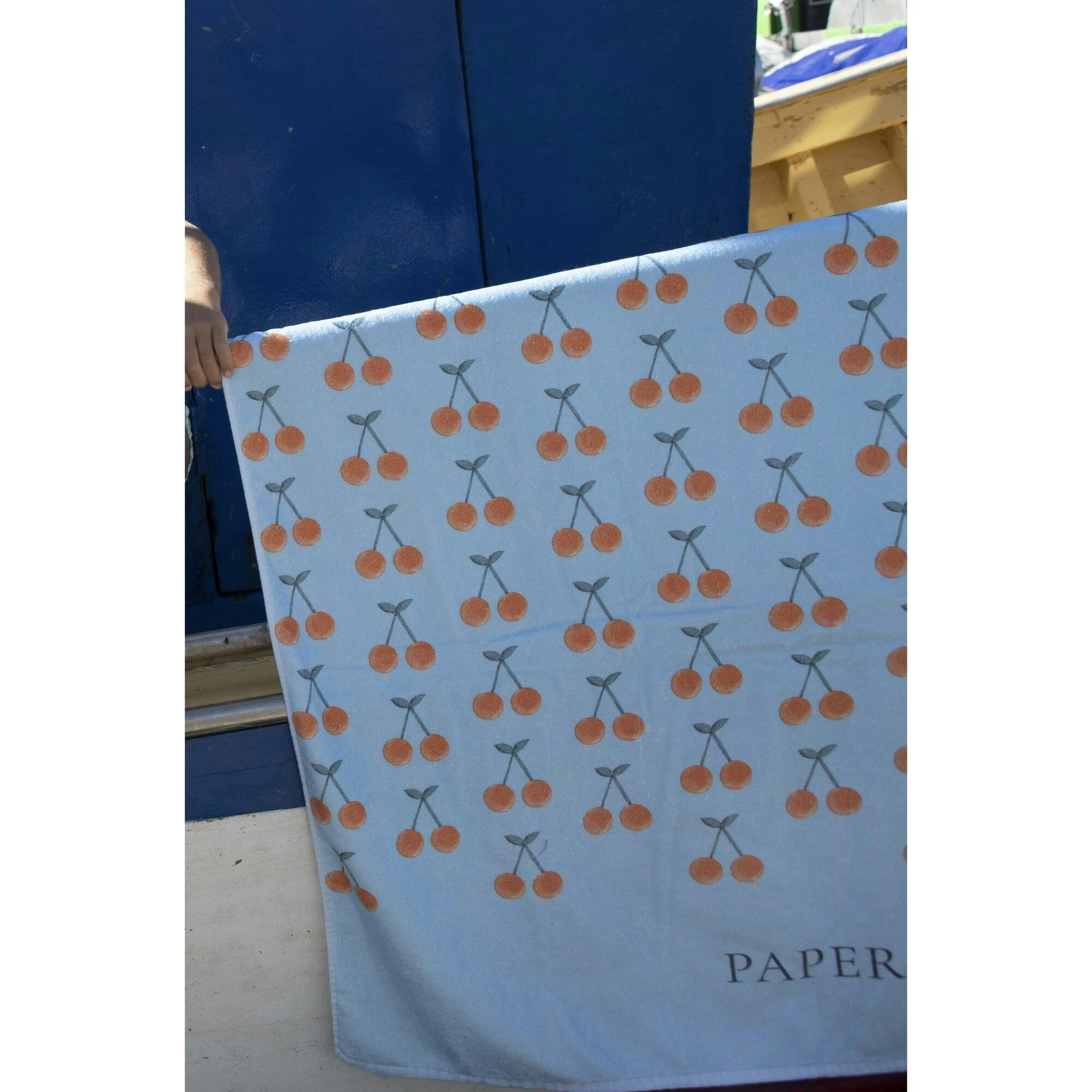 Cherry pop large beach towel