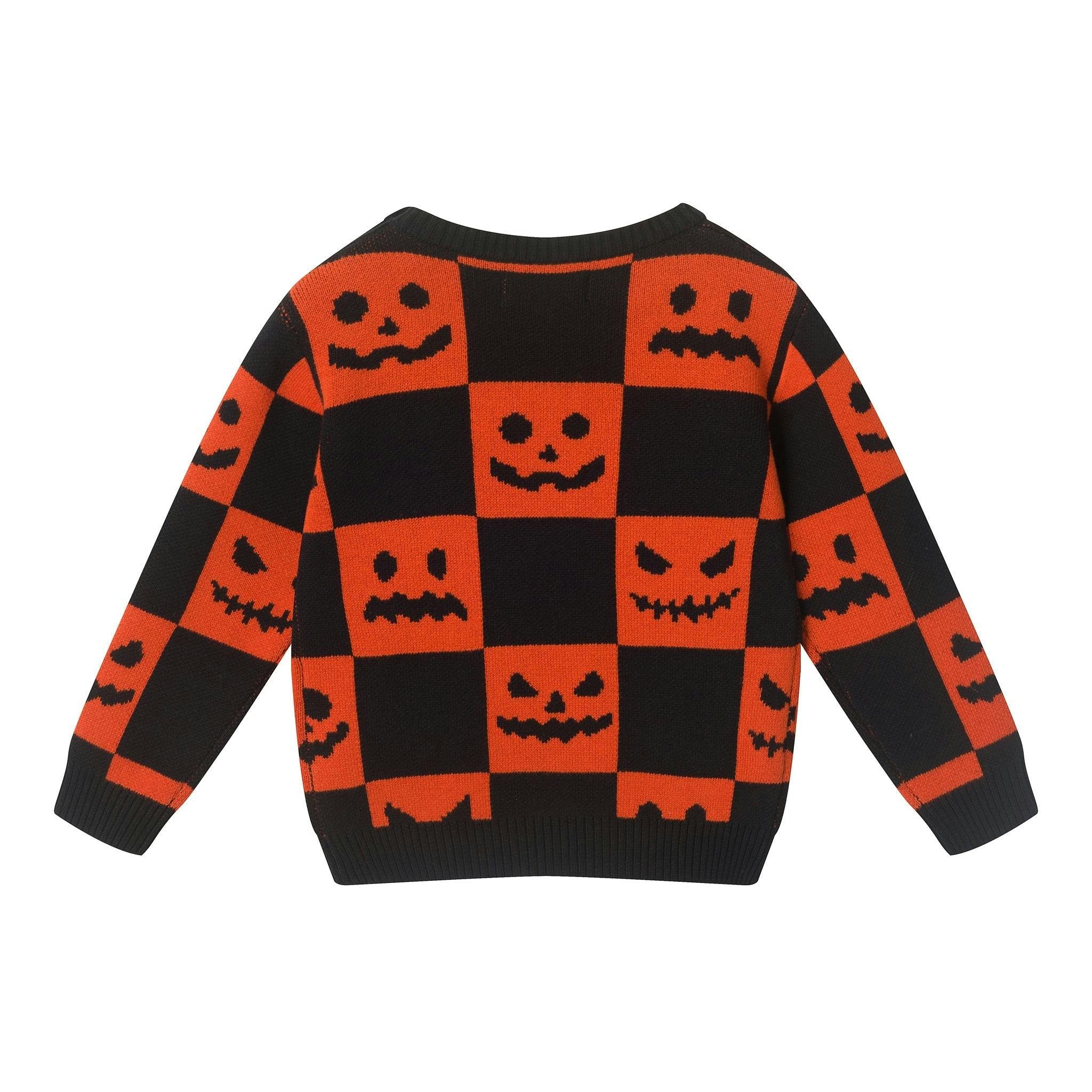 Infant Sweater Knit Set | Jack-O'-Lantern