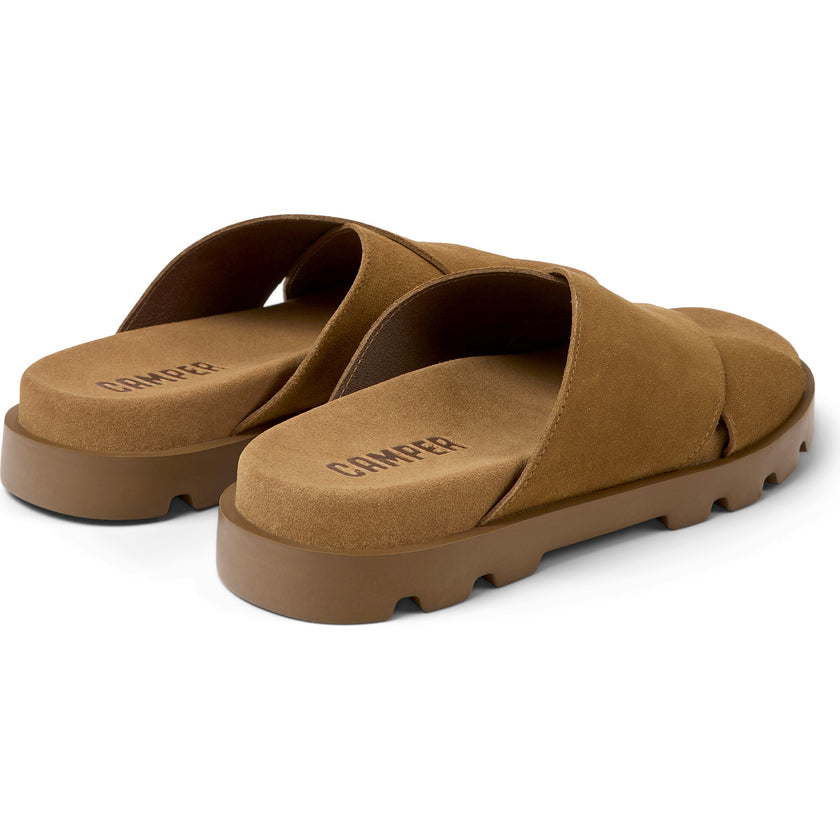 Women's Brutus Sandals Nubuck, Medium Brown
