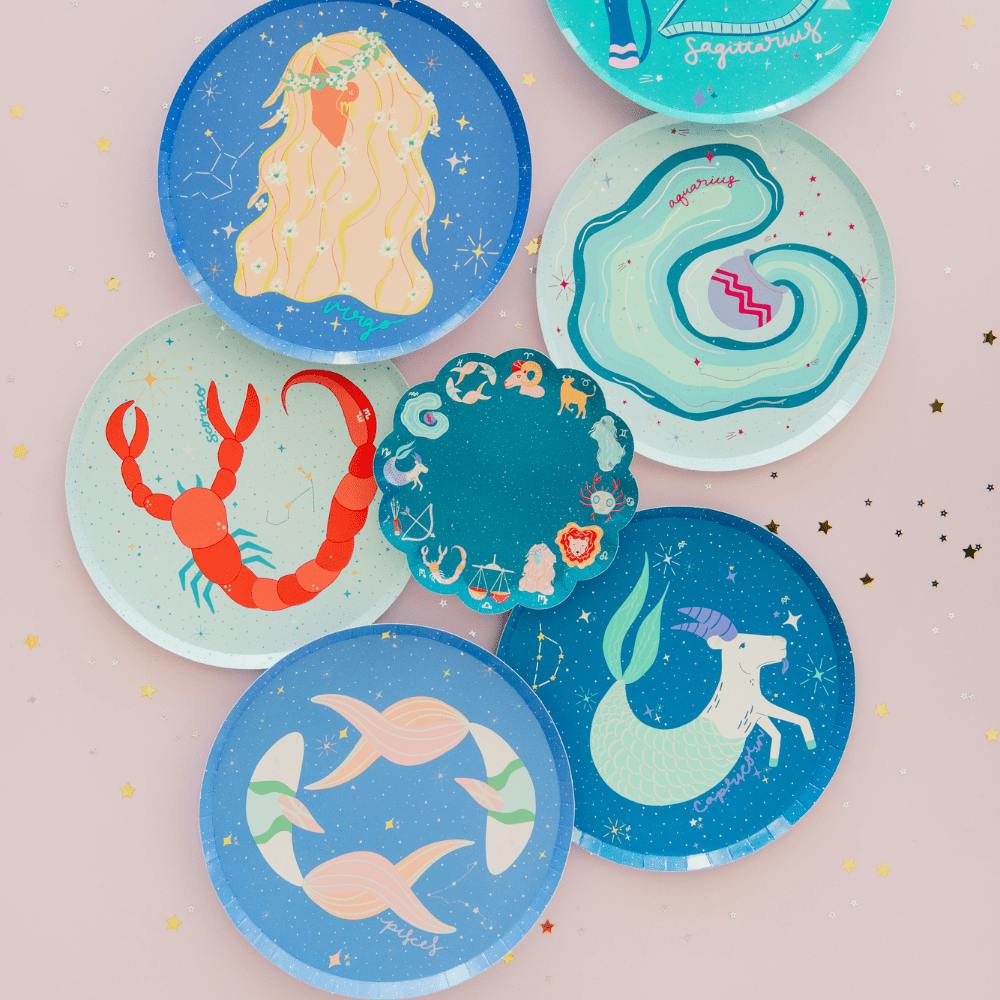 Zodiac Dessert Plates