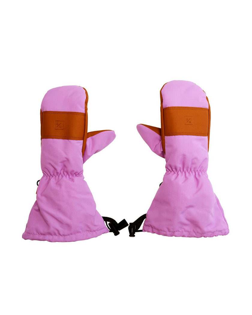 Kids Waterproof Mitten in Pink Lavender