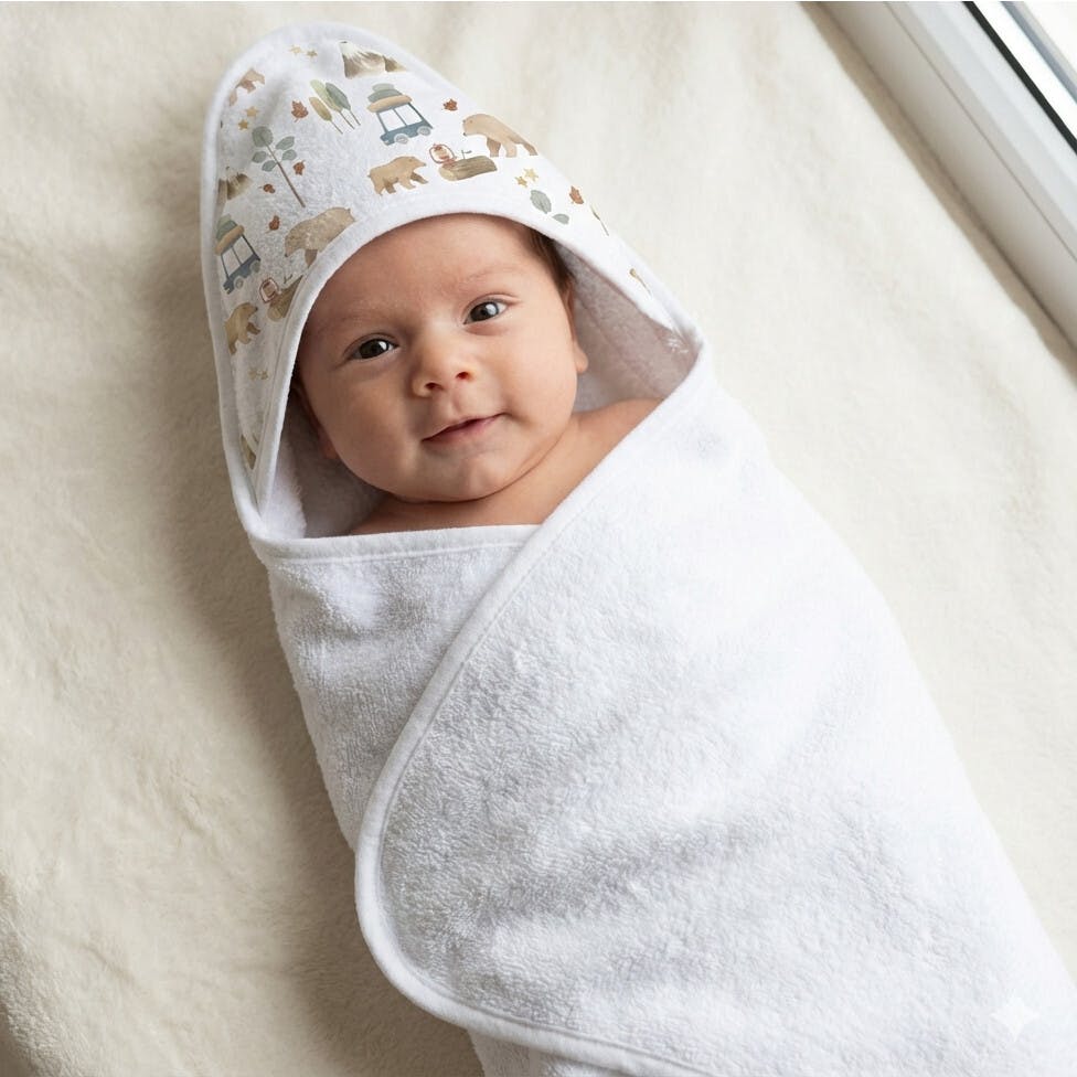 Forest Adventure Hooded Towel