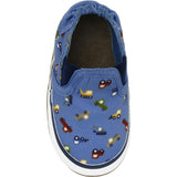 I Love Trucks Med Blue Soft Sole