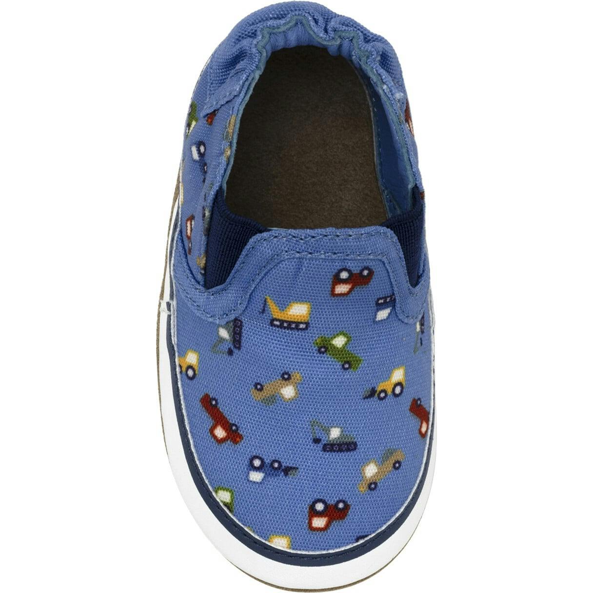 I Love Trucks Med Blue Soft Sole