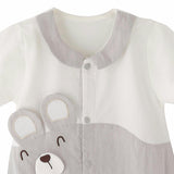 Gray Bear Romper