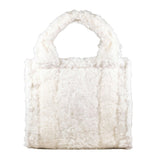 Sherpa Tote Bag – Cozy, Colorful & Convertible with Matching Coin Purse, Lounging Sloth