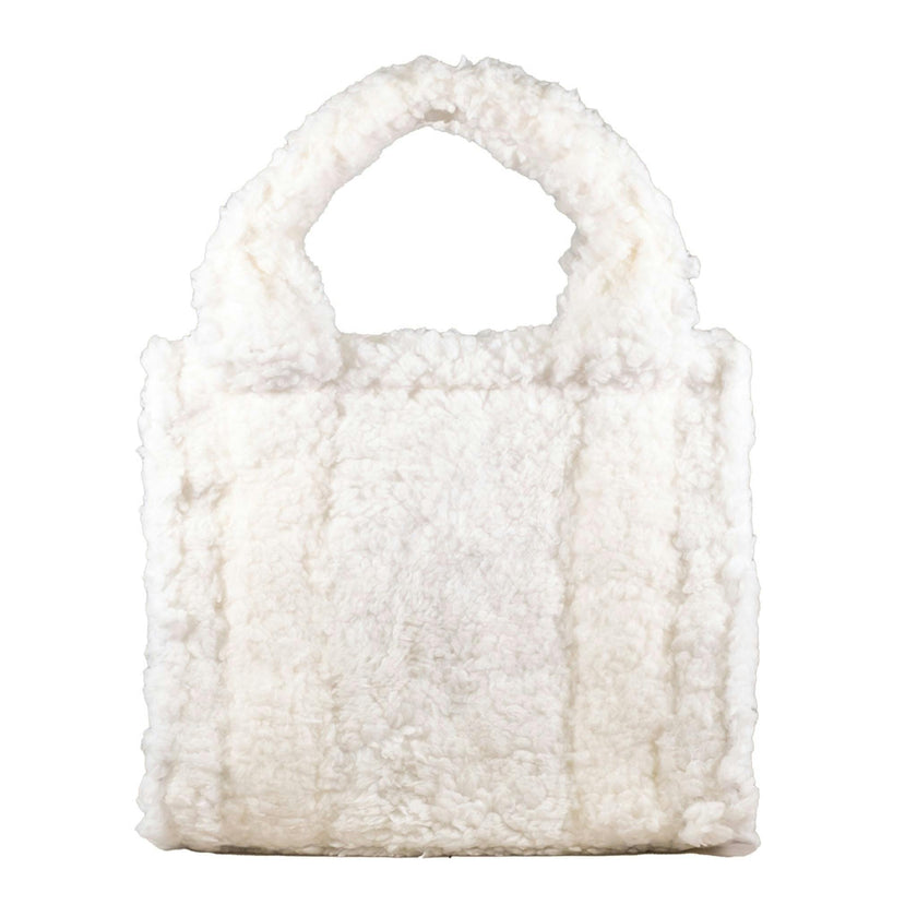Sherpa Tote Bag – Cozy, Colorful & Convertible with Matching Coin Purse, Lounging Sloth