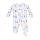 Golfing Teddy Bears - 2 Way Zipper Footie