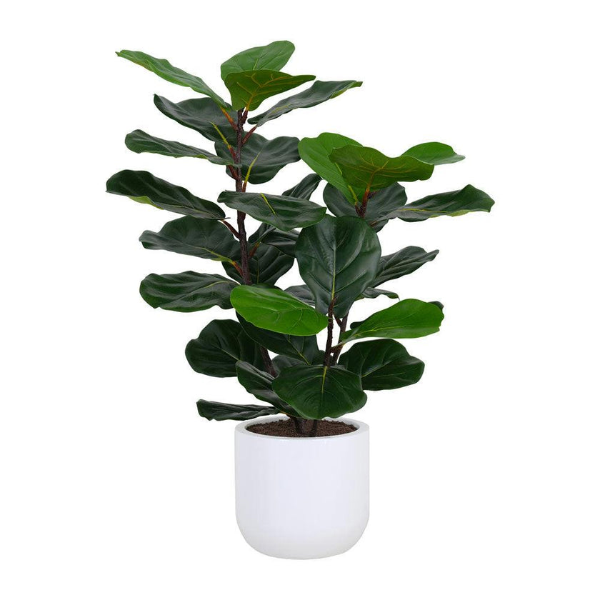 3' Faux Potted Fiddle Leaf Fig Tree